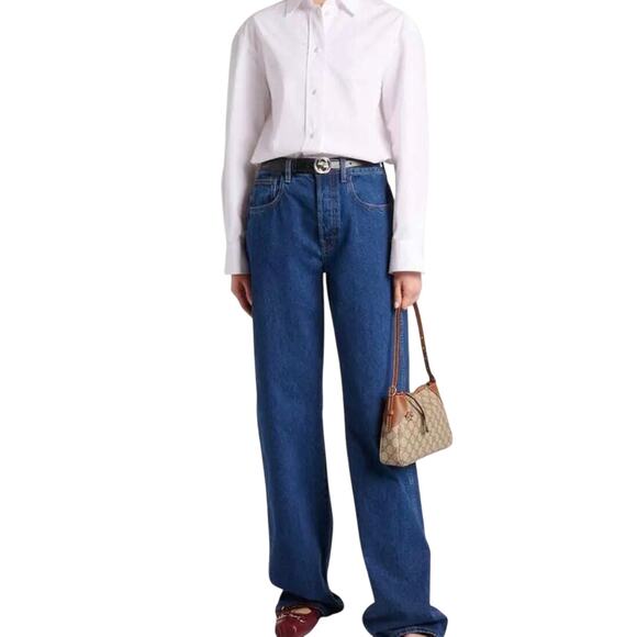 Gucci Emblem Large GG Coated Canvas Large NWT - Picture 5 of 7